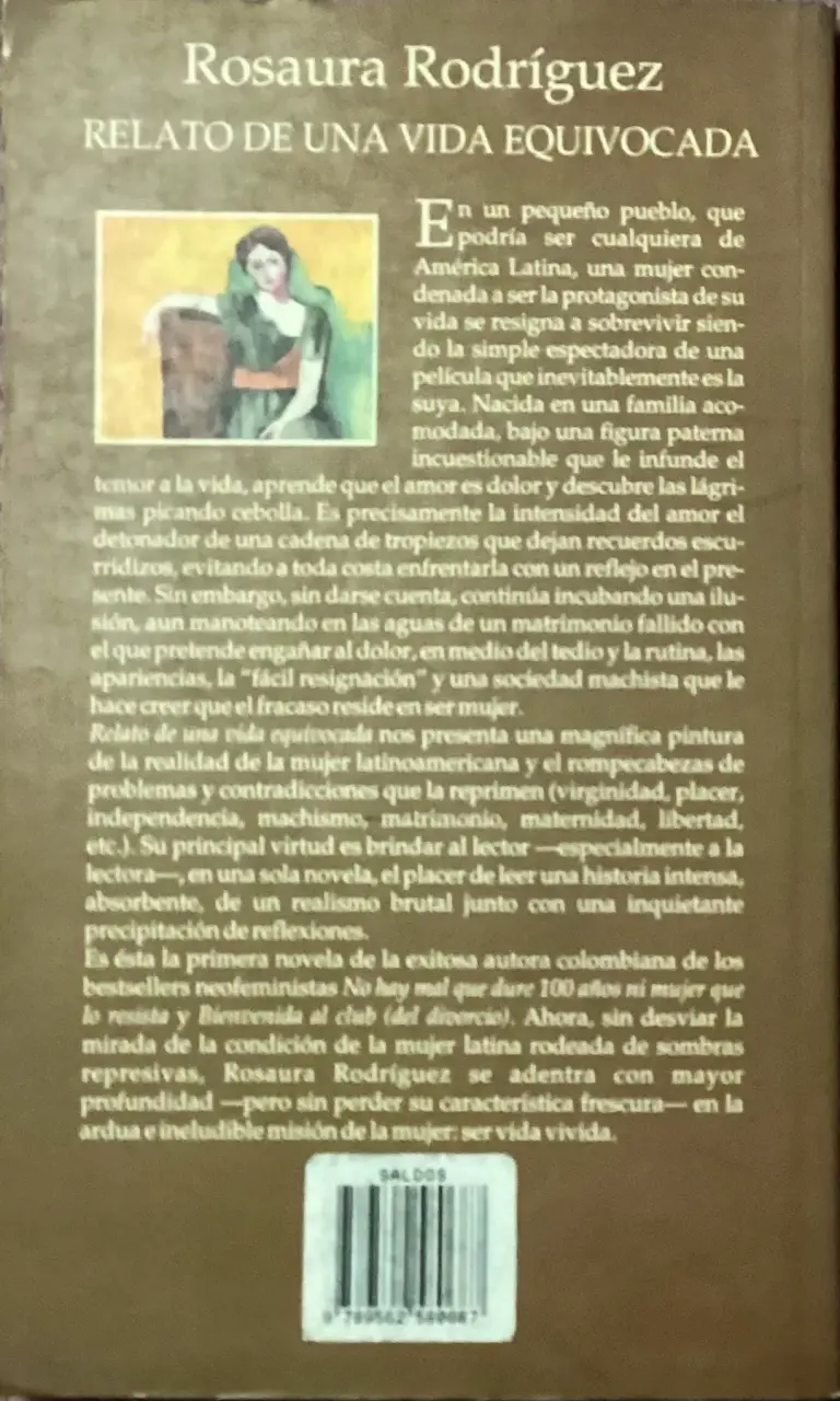 Libro 'Relato de una Vida Equivocada' de Rosaura Rodríguez - 2
