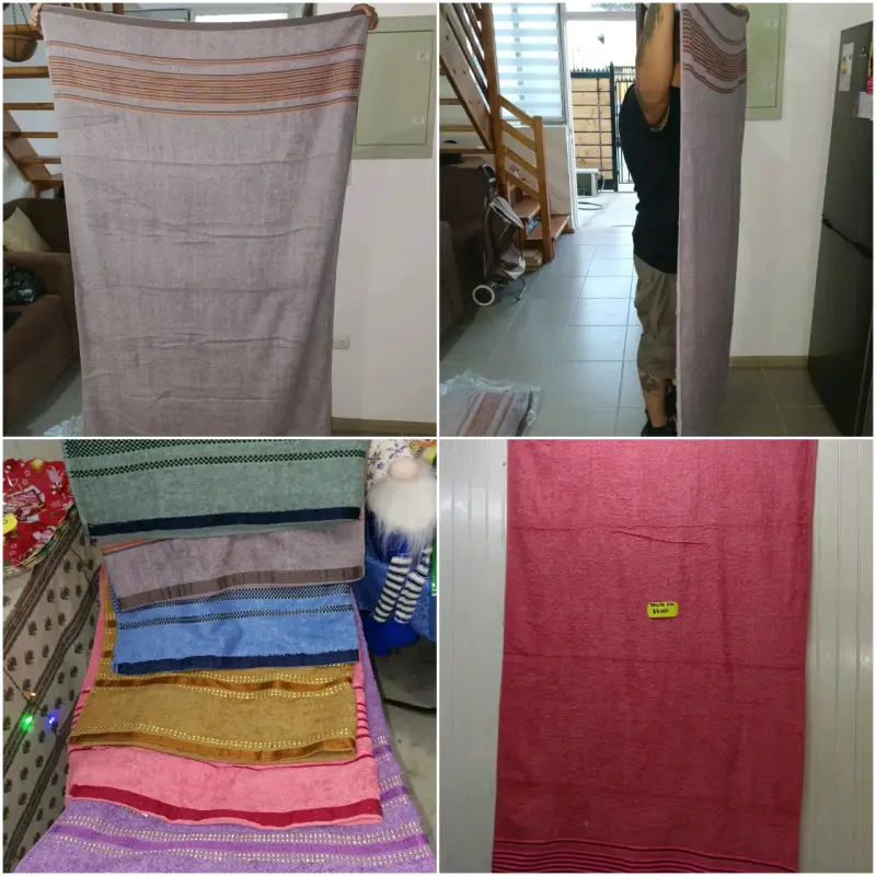 Toallas de baño grandes en varios colores