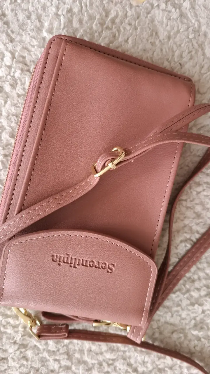 Cartera bandolera rosada - 2