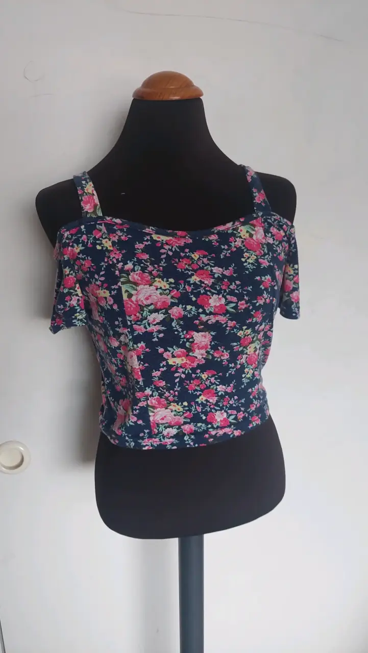 Top floral de tirantes para mujer