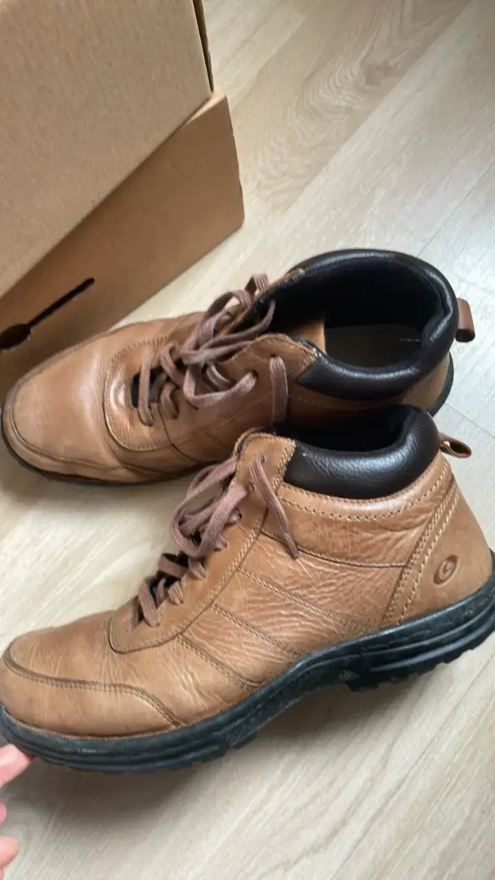 Guante Botines de cuero 41 marrón para hombre - 4