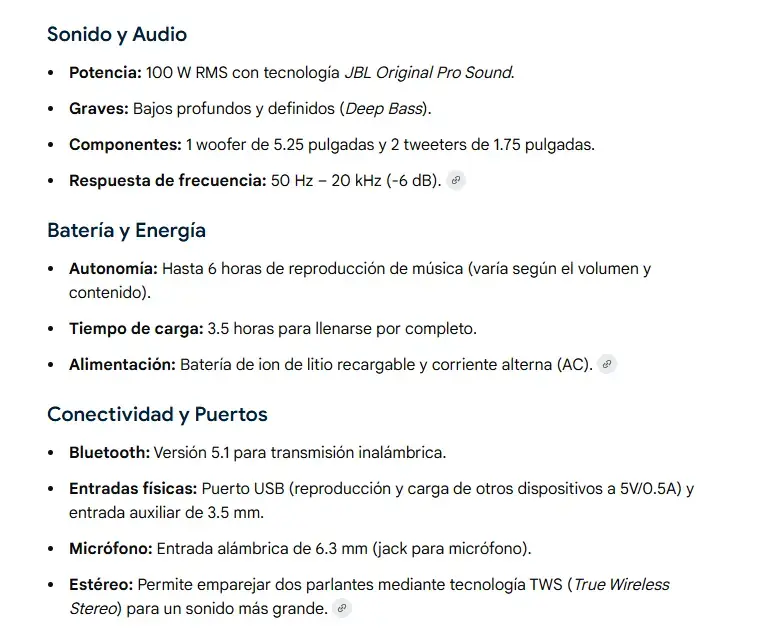 Parlante JBL PartyBox Encore Essential - 4
