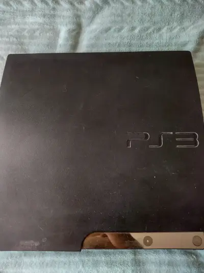 Consola PS3 con dos controles y cables - miniatura 2