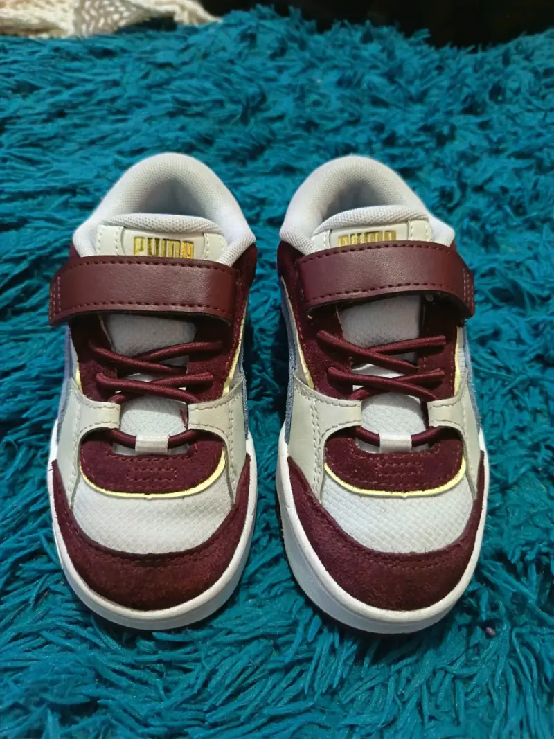 Zapatillas deportivas para niños Puma color burdeos - 2
