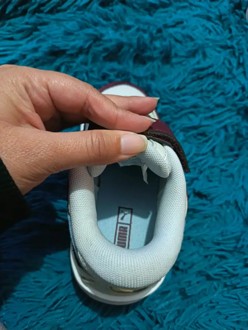 Zapatillas deportivas para niños Puma color burdeos - 4