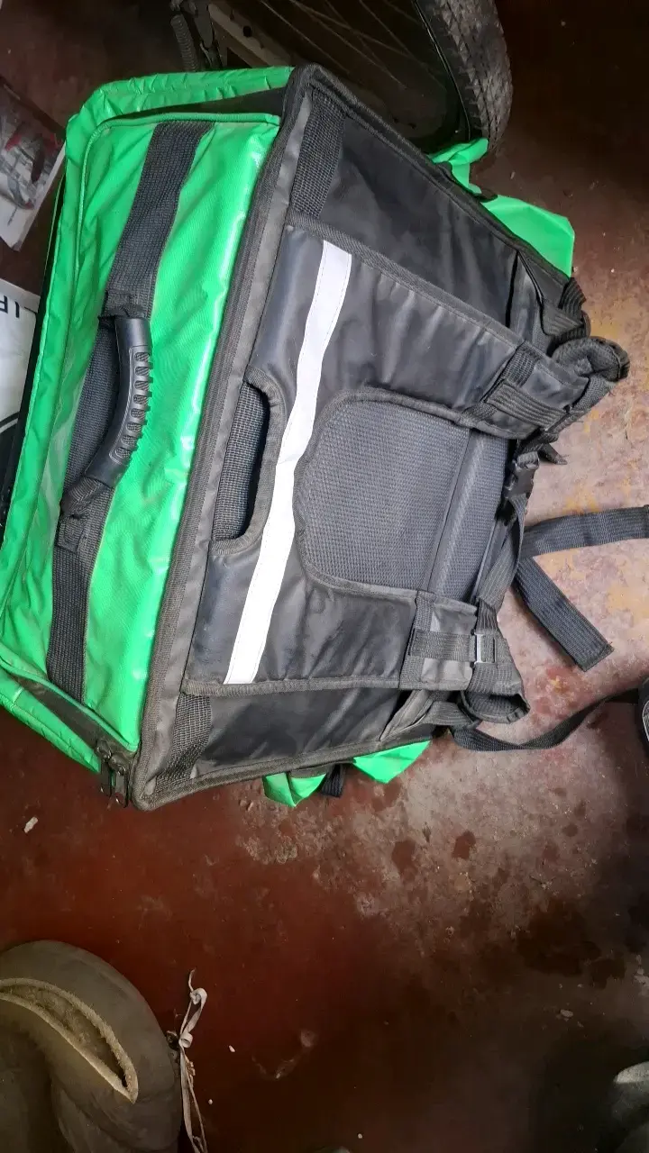 Mochila térmica de reparto Uber Eats verde - 4