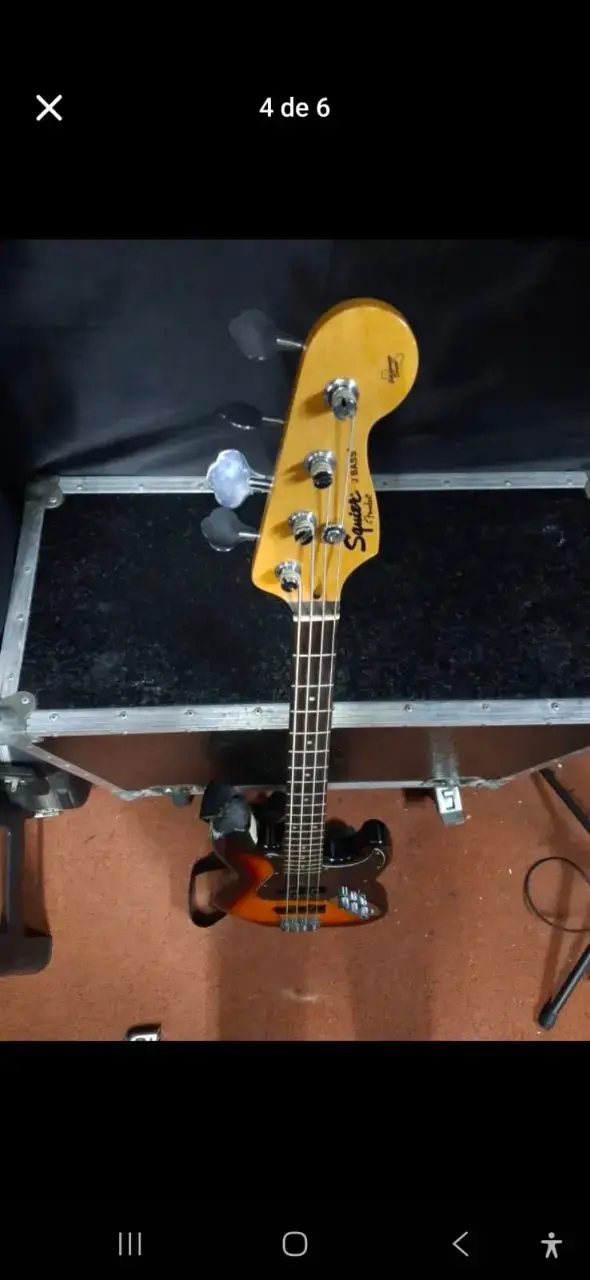 Bajo eléctrico estilo Jazz Bass sunburst - 2