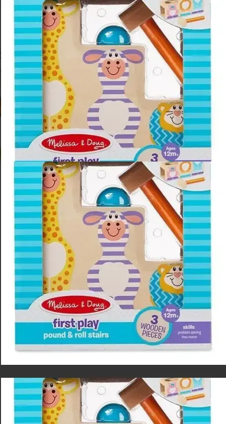 JUEGO MOTRICIDAD ESCALERA MARTILLO MELISSA DOUG - 2