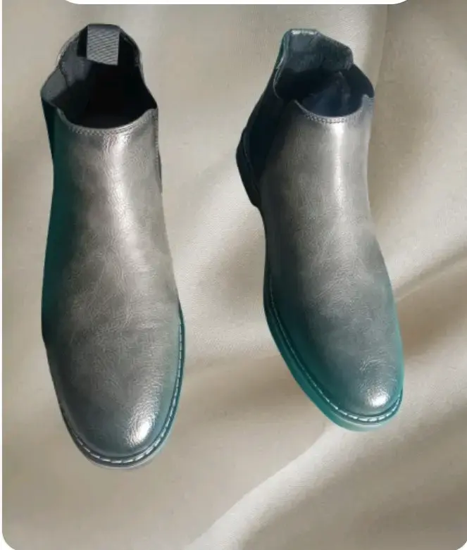 Botas Chelsea clásicas para hombre gris carbón - 2