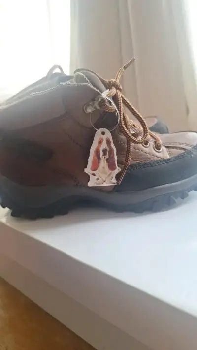 Botas de senderismo para niños color marrón - miniatura 5