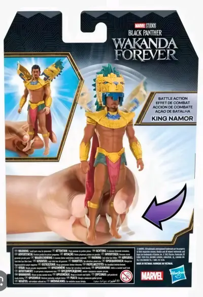 Figura de acción King Namor Wakanda Forever - miniatura 3