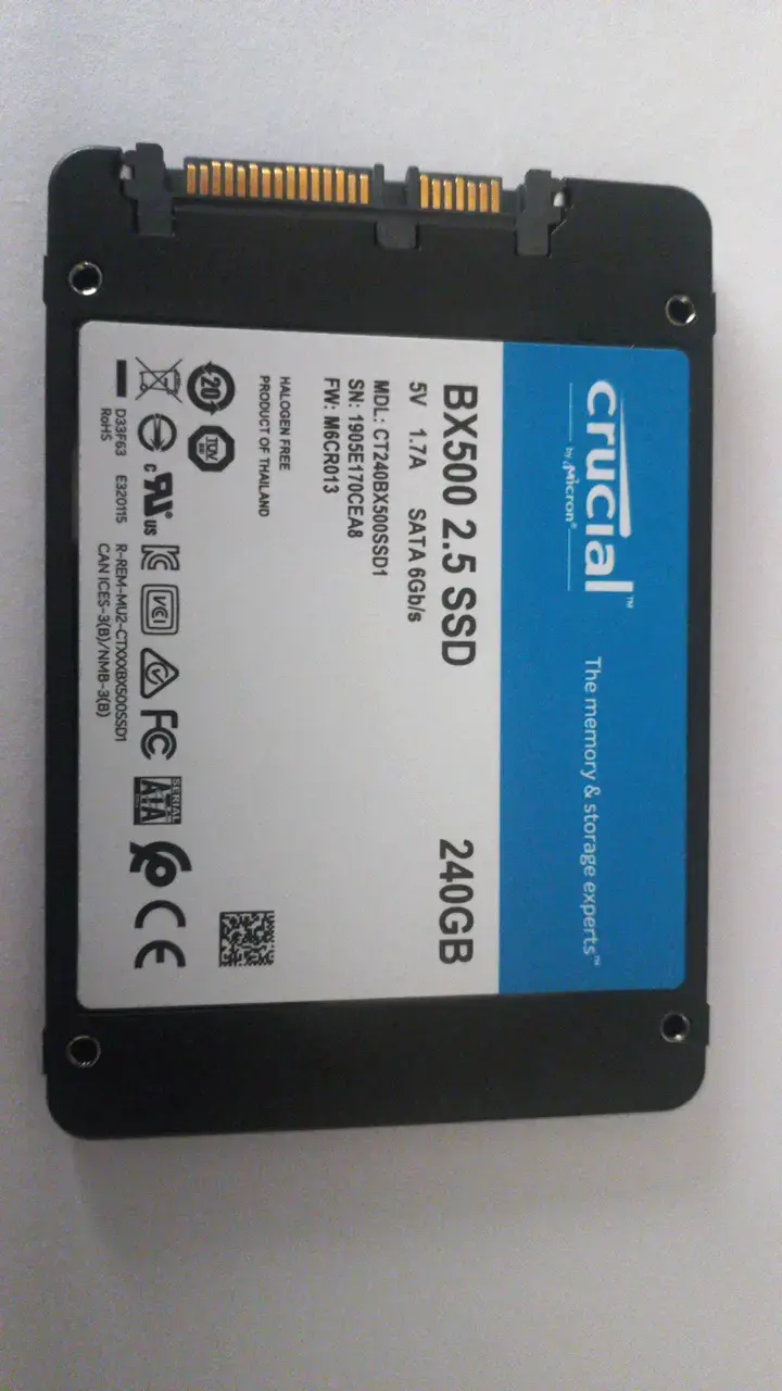 Disco SSD Crucial BX500 240GB 2.5 pulgadas - 1