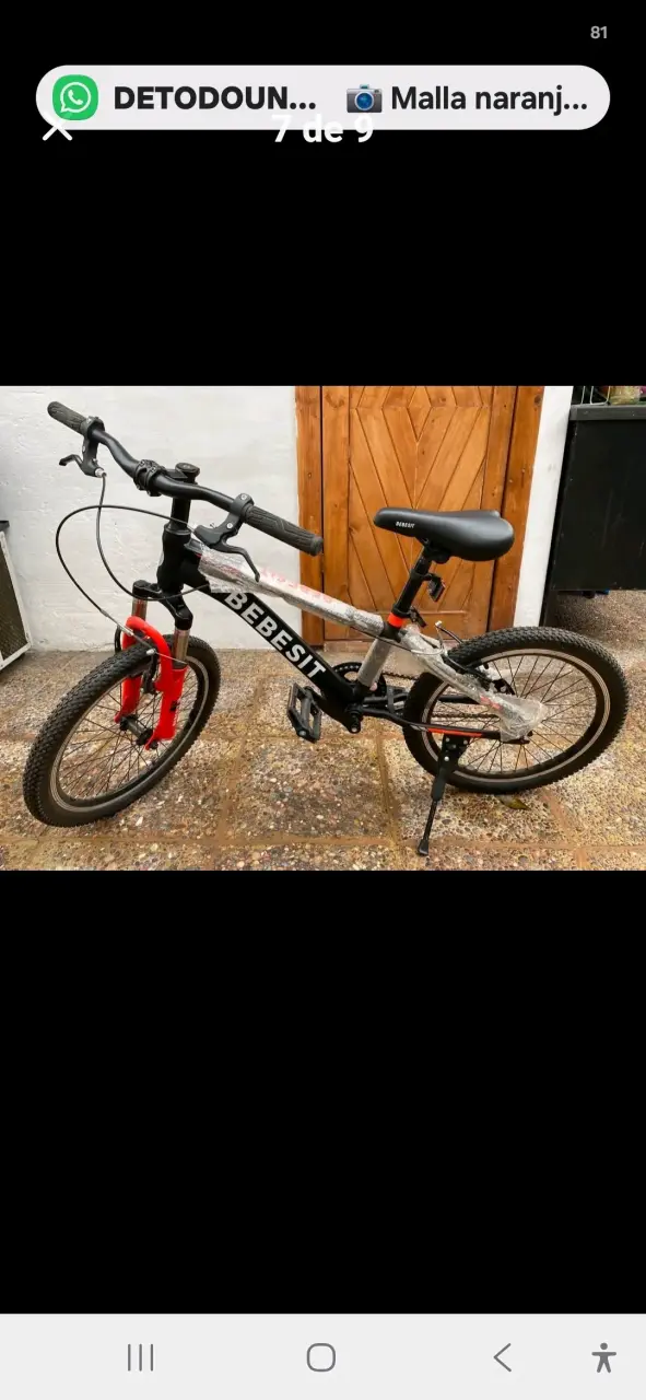 Bicicleta Bebesit aro 20 con suspensión - 4