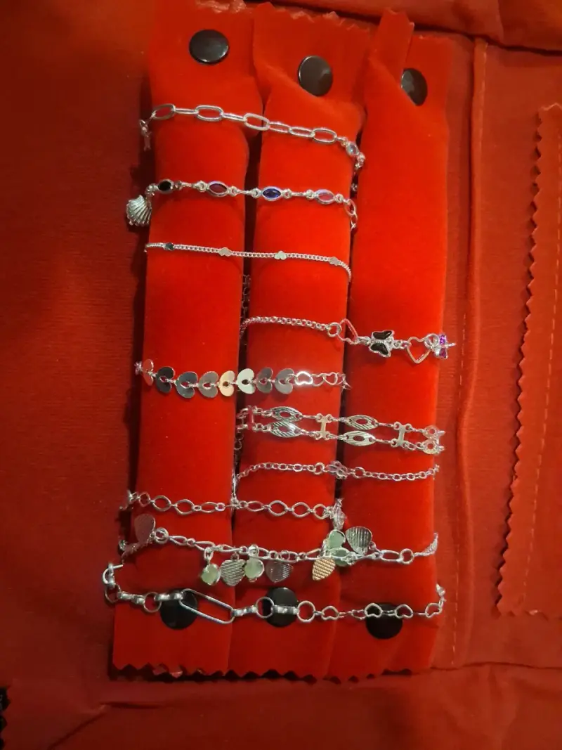 Set de joyería variada con aretes, anillos y pulseras - 3