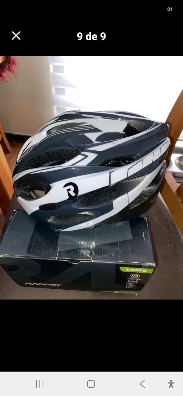 Bicicleta Bebesit aro 20 verde con casco - 4