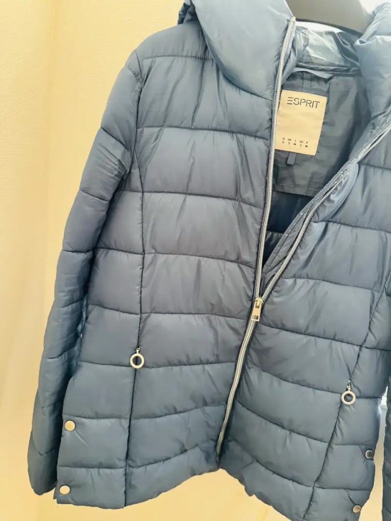 Chaqueta acolchada azul Esprit para mujer - 1