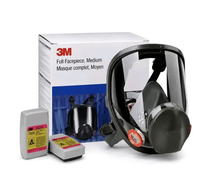 Máscara facial completa 3M 6900 con filtros 7093C - 1
