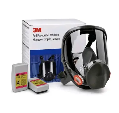 Máscara facial completa 3M 6900 con filtros 7093C - miniatura 1