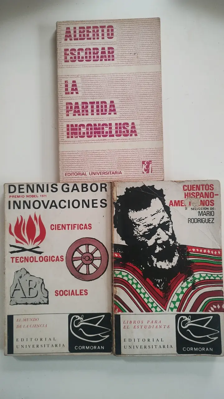 Lote de libros antiguos Universitaria del 70