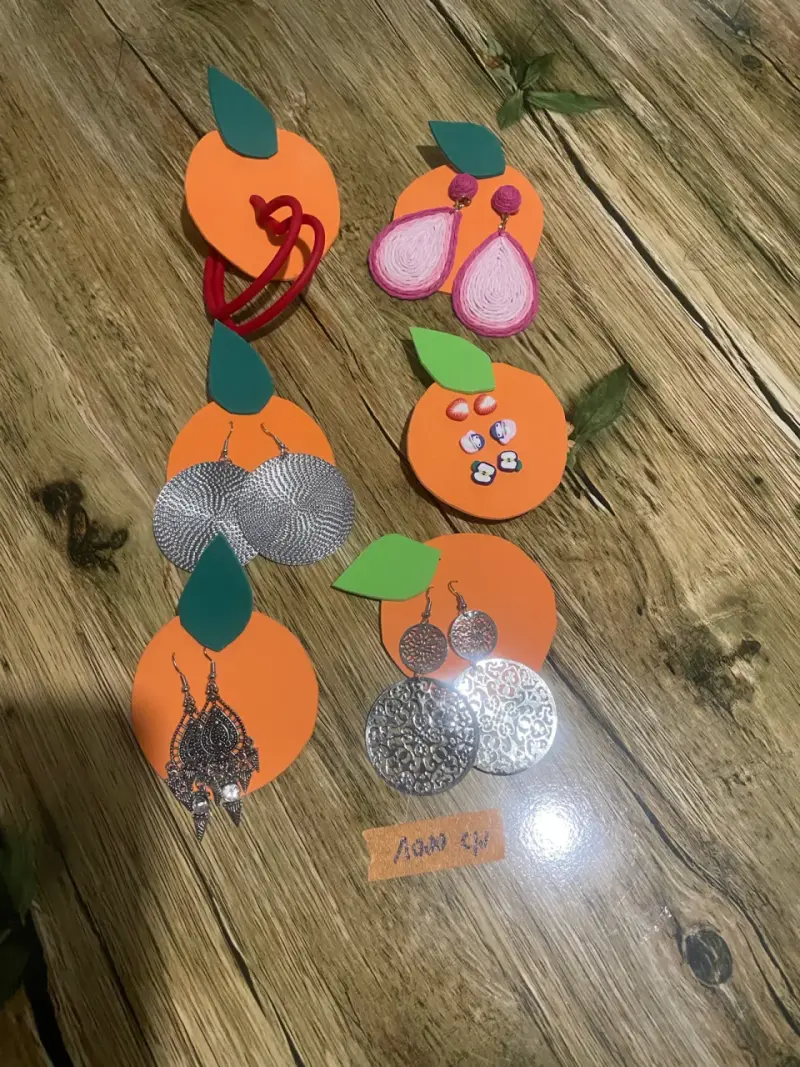 Set de aros artesanales variados