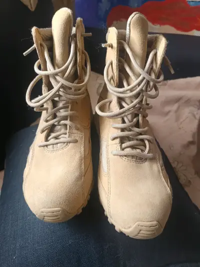 Botas tácticas beige para hombre - miniatura 2