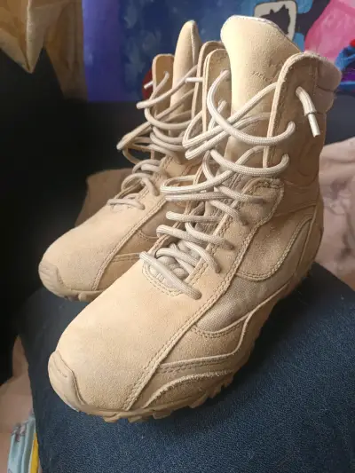 Botas tácticas beige para hombre - miniatura 3
