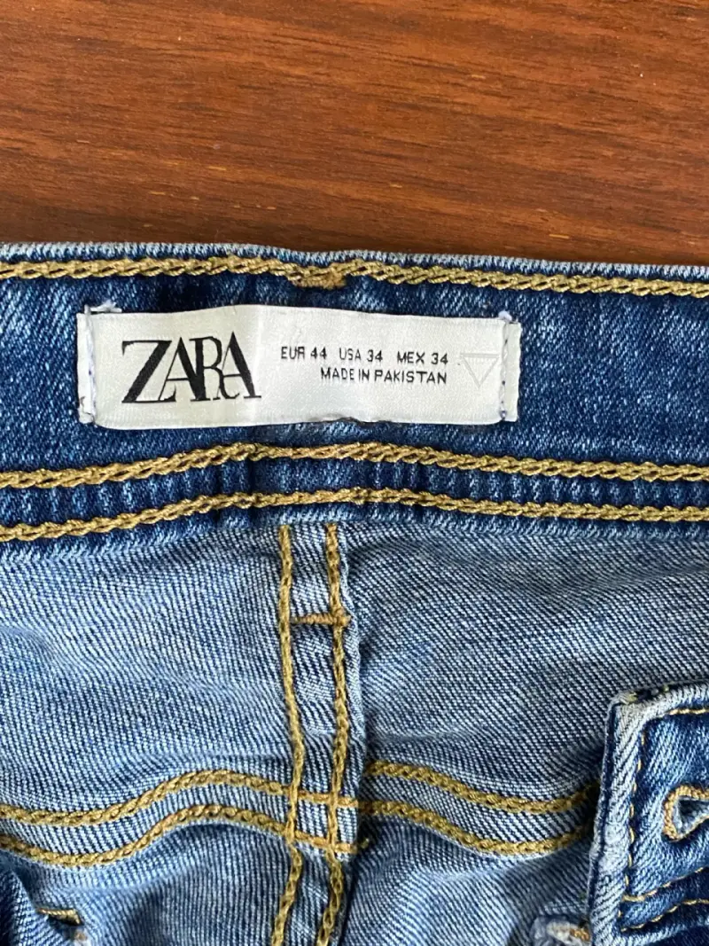 Jeans Zara azul para hombre talla 34 (42/44) - 1