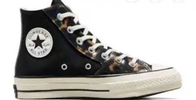Zapatillas Converse All Star negras con diseño único - miniatura 2