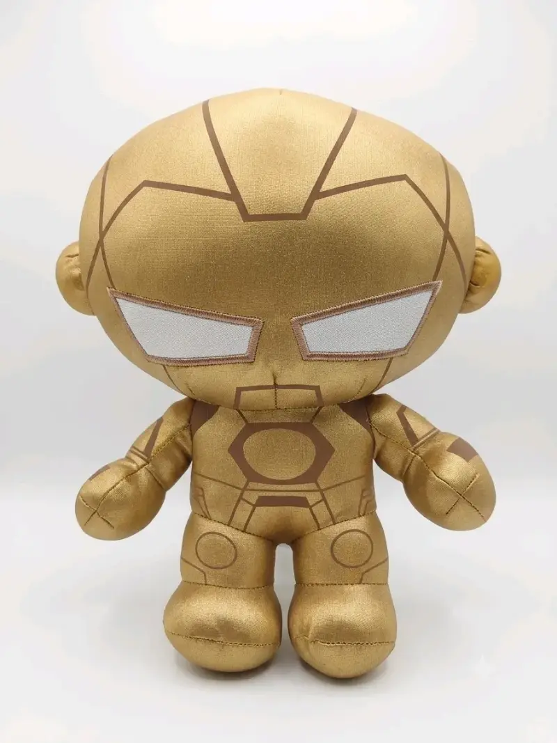 Peluche dorado de superhéroe estilo Iron Man - 1