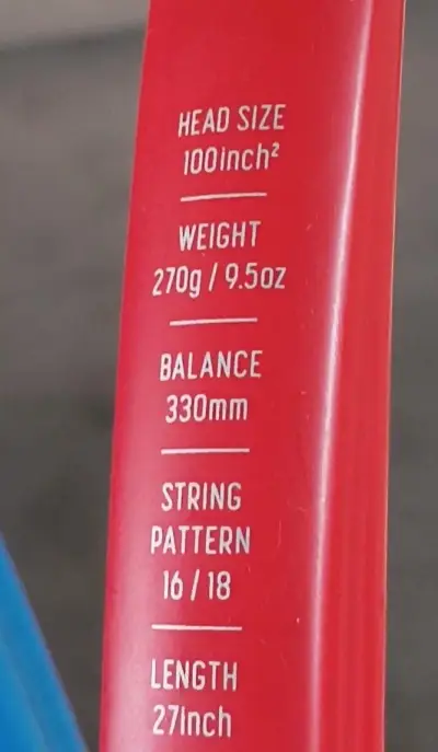 Raqueta de tenis Yonex Isometric roja - miniatura 2