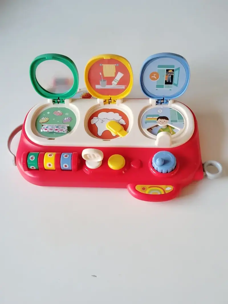 Juguete interactivo para bebé con botones de colores - 3