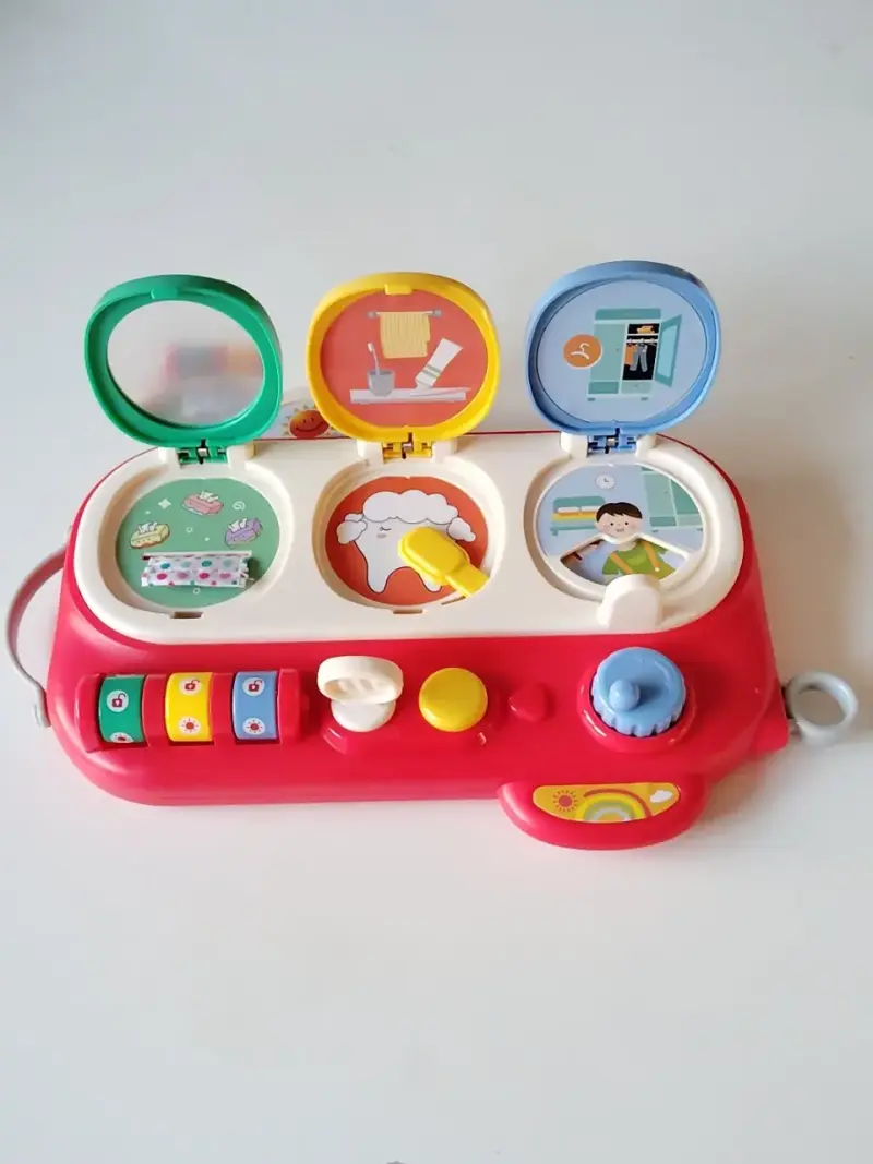 Juguete interactivo para bebé con botones de colores - 4