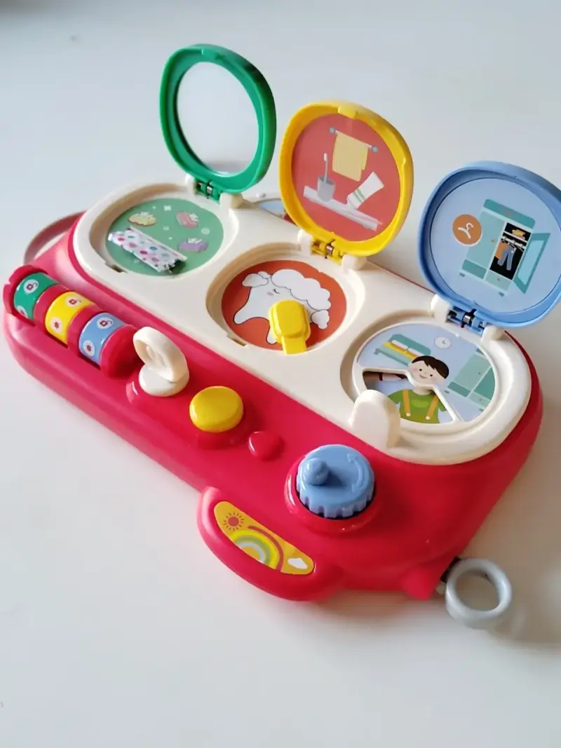 Juguete interactivo para bebé con botones de colores - 5
