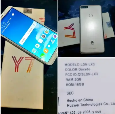 Huawei Y7 2018 Dorado - miniatura 1