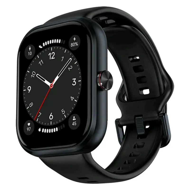Reloj inteligente negro con pantalla táctil - 3