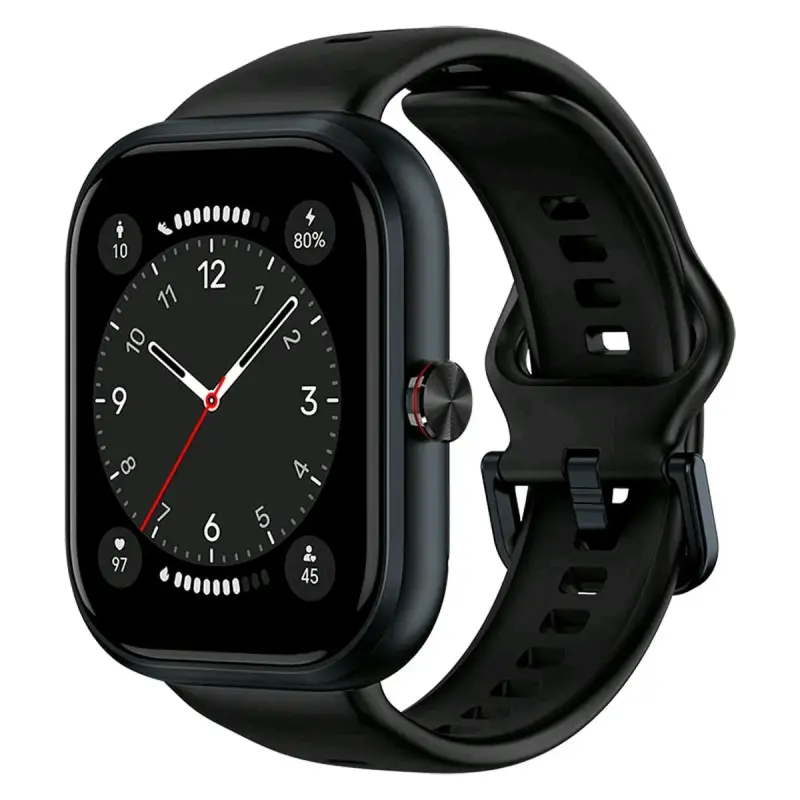 Reloj inteligente negro con pantalla táctil - 5