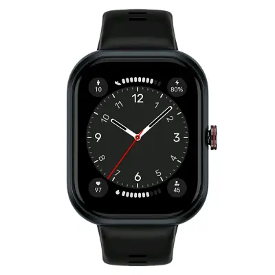 Reloj inteligente negro con pantalla táctil - miniatura 6