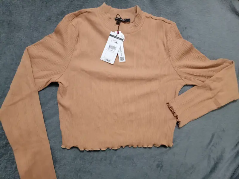 Chaleco de mezclilla gris Fashion Park talla S - 2