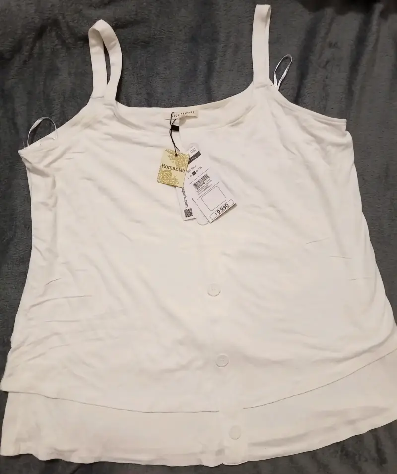 Chaleco de mezclilla gris Fashion Park talla S - 3