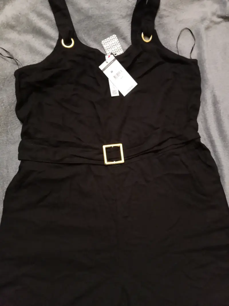 Chaleco de mezclilla gris Fashion Park talla S - 6