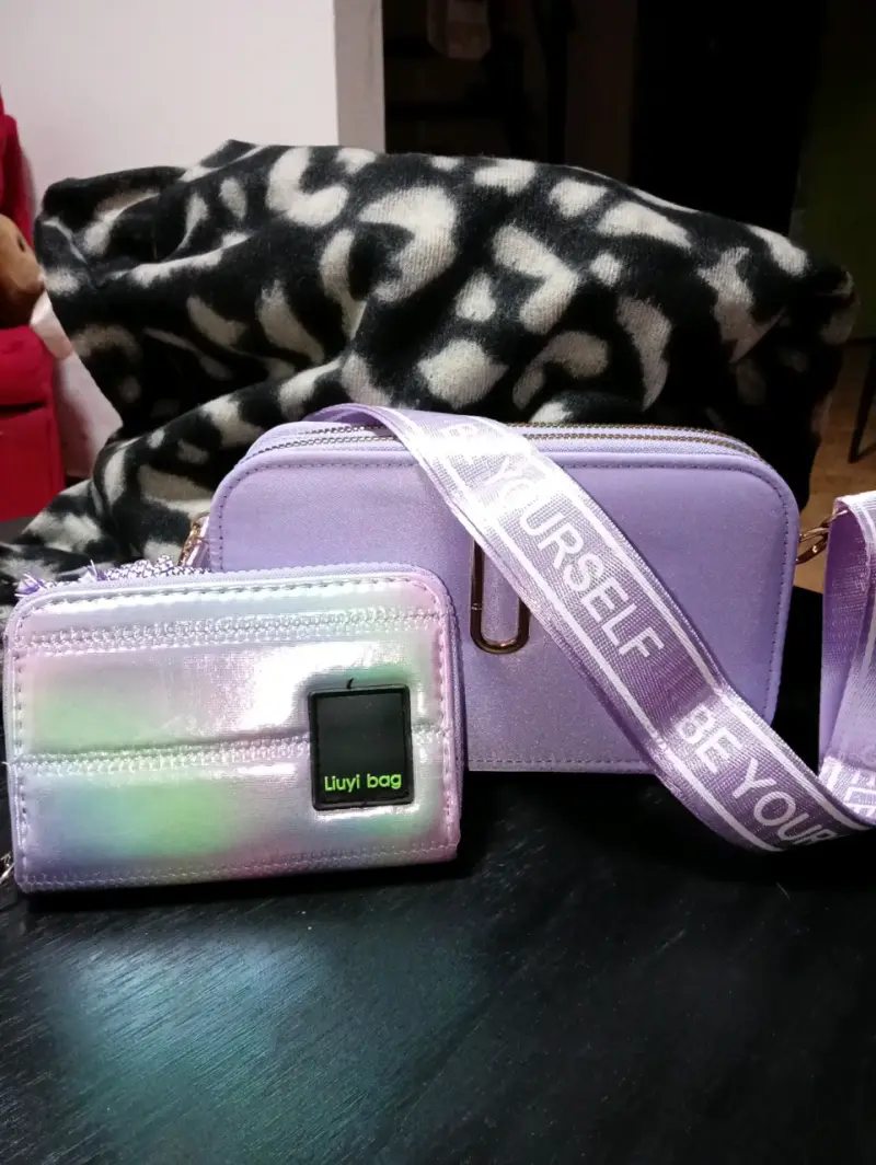 Set de carteras y billeteras Liuyi Bag en tonos pastel - 1
