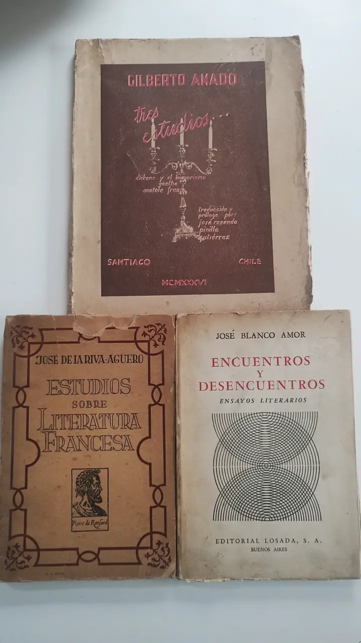 Lote de libros antiguos de literatura - 1