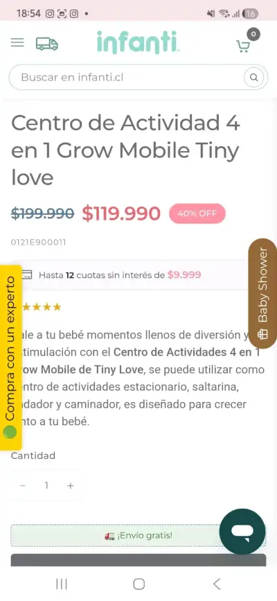 Centro de Actividad 4 en 1 Grow Mobile Tiny Love - miniatura 4