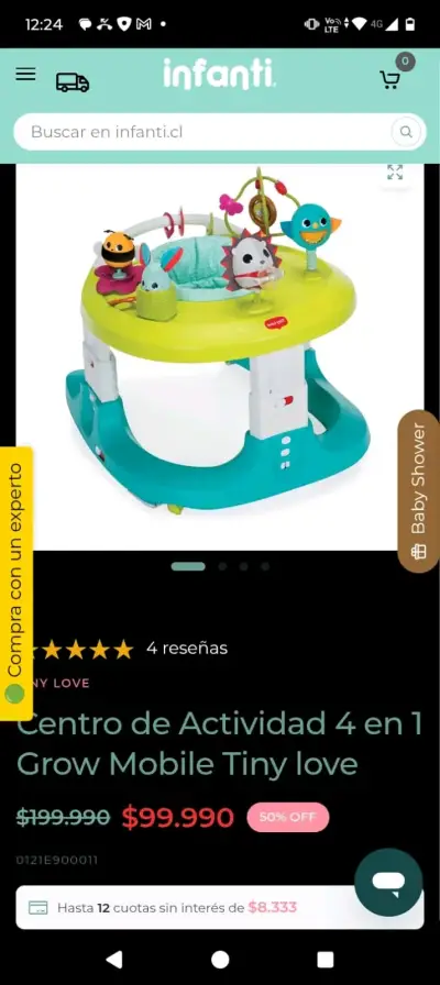 Centro de Actividad 4 en 1 Grow Mobile Tiny Love - miniatura 5