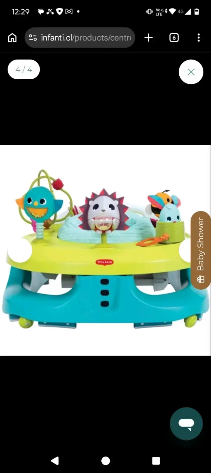 Centro de Actividad 4 en 1 Grow Mobile Tiny Love - 6