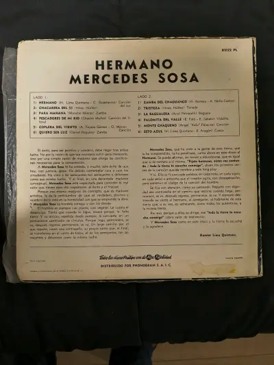 Vinilo Hermano de Mercedes Sosa - Hermano - miniatura 2