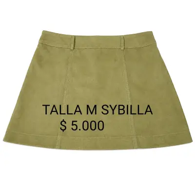 Falda corta verde talla M Sybilla - miniatura 1