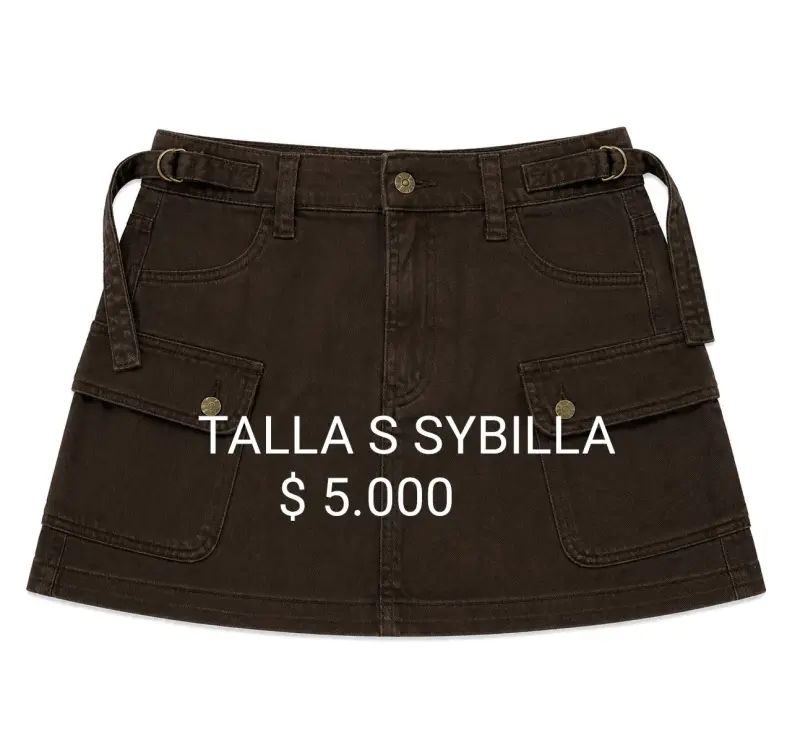 Falda corta verde talla M Sybilla - 2
