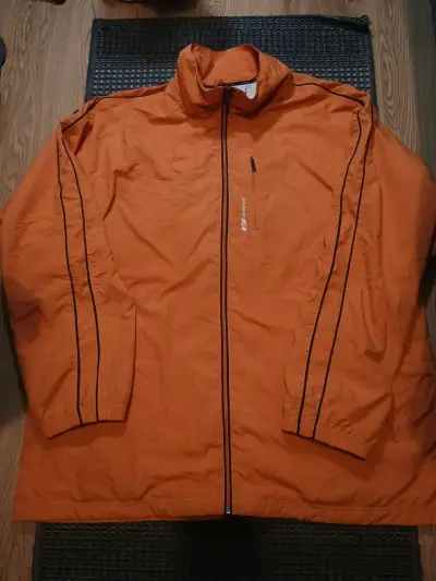 Chaqueta cortaviento naranja Reebok talla 2XL - miniatura 1
