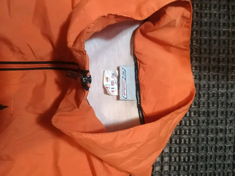 Chaqueta cortaviento naranja Reebok talla 2XL - 3